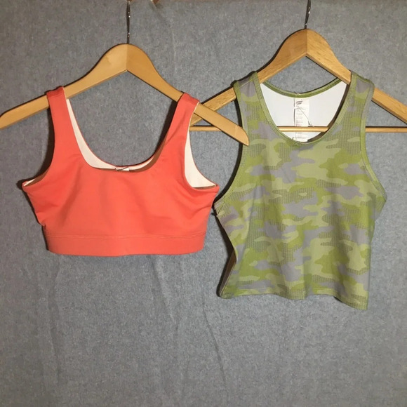 Kids NWT Fabletics Tops Sports Bra Colorful Workout Athletic Cheer Gymnastics - Picture 1 of 11